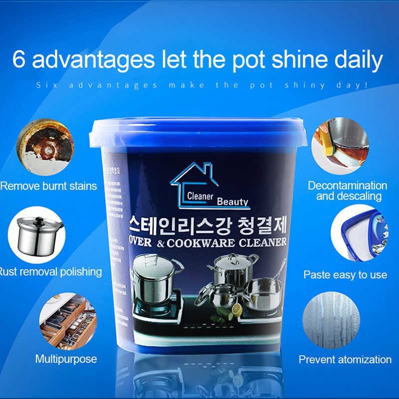 Kitchenware Cleaner Stainless Steel Cookware Cleaning Cream